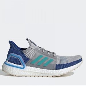 Adidas Ultraboost 19 Gray/Blue/White Size 8 Mens